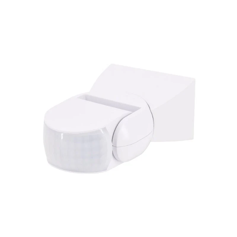Détecteur de Mouvement Extérieur Infrarouge 300W max Blanc