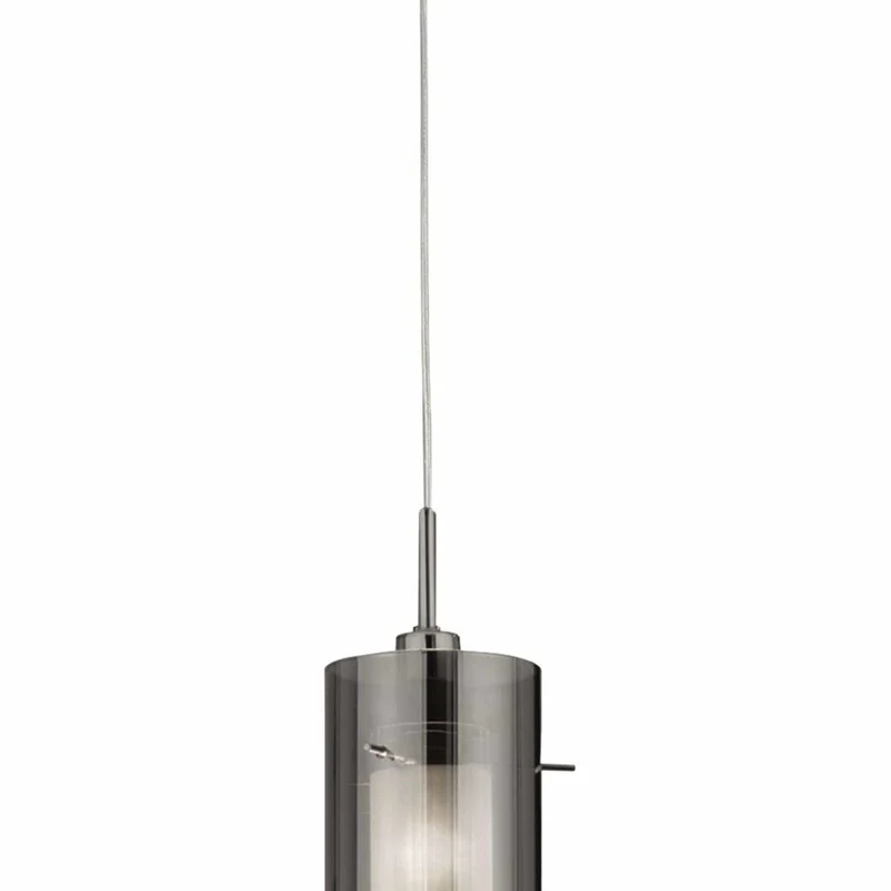 Suspension DUO-II 3 lampes fumées