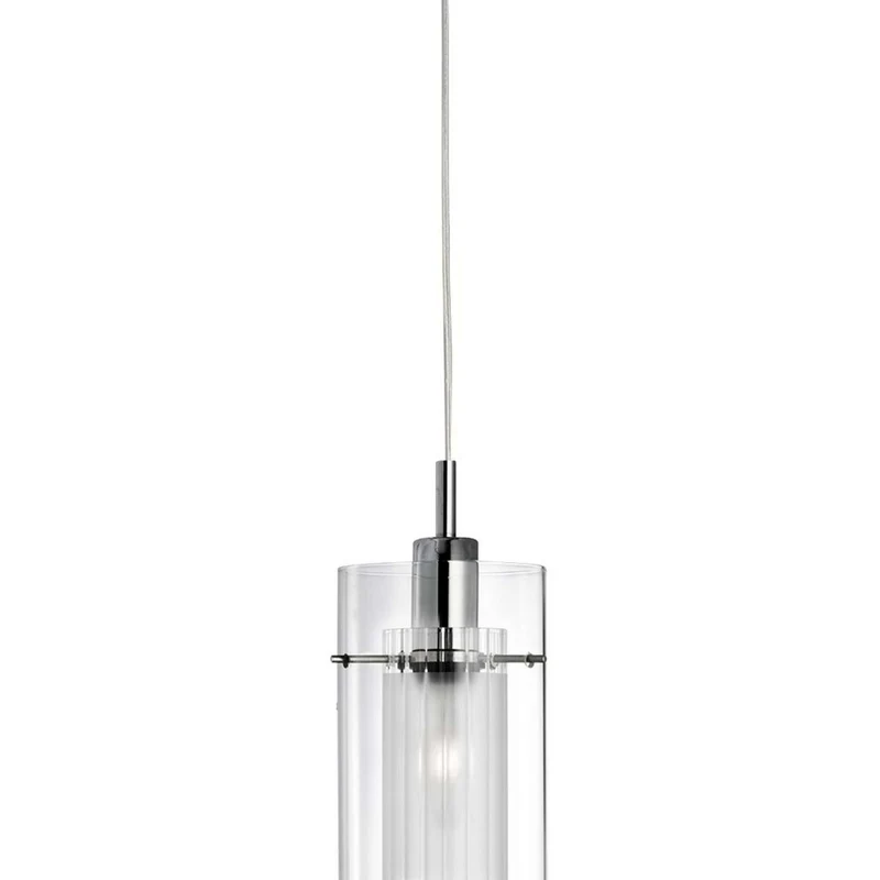 Suspension DUO-I 3 lampes transparentes