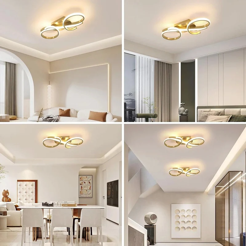 Plafonnier LED design pour salon