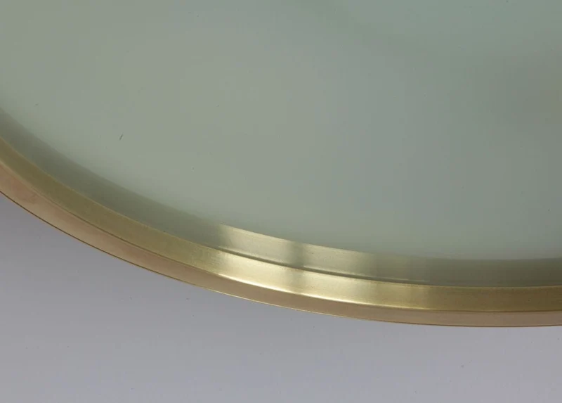 Applique ronde laiton