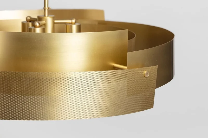 Lustre artisanal laiton