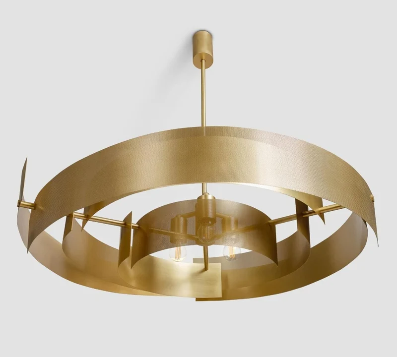 Lustre artisanal laiton