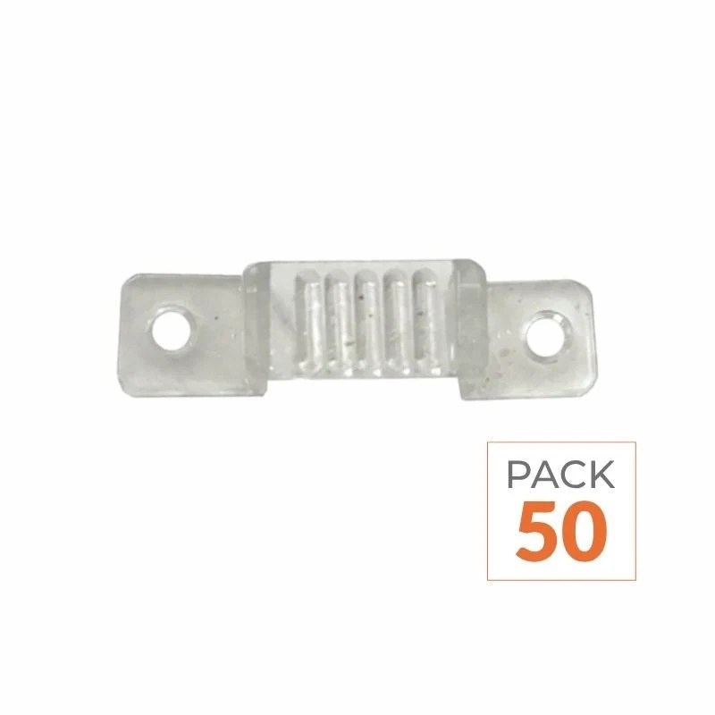 Support de Fixation Ruban LED 220V SMD2835 - Pack de 50