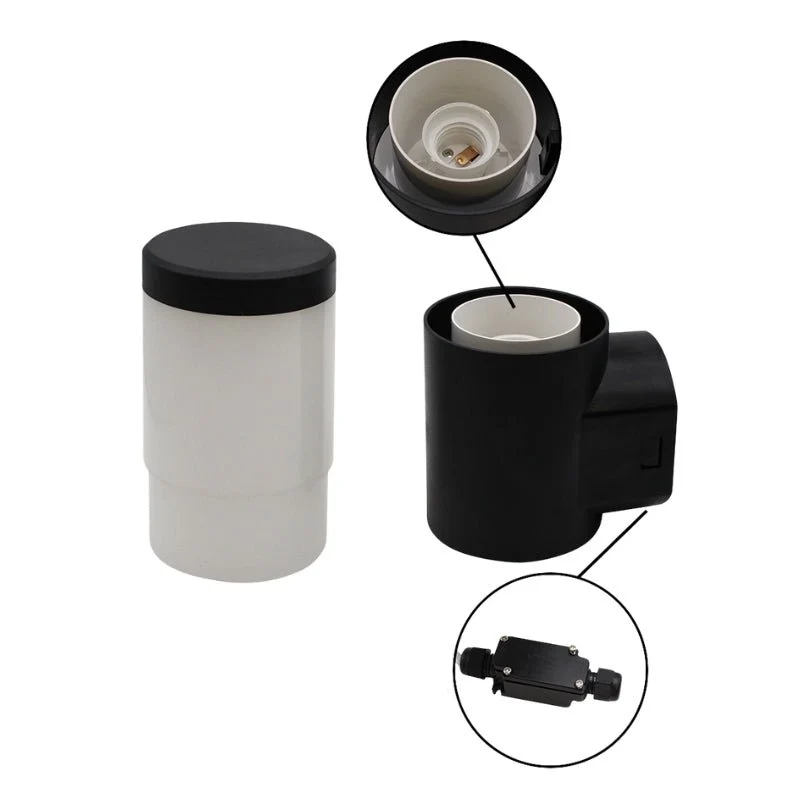 Applique Murale Extérieur Jardin Cylindre IP65 pour Ampoule E27