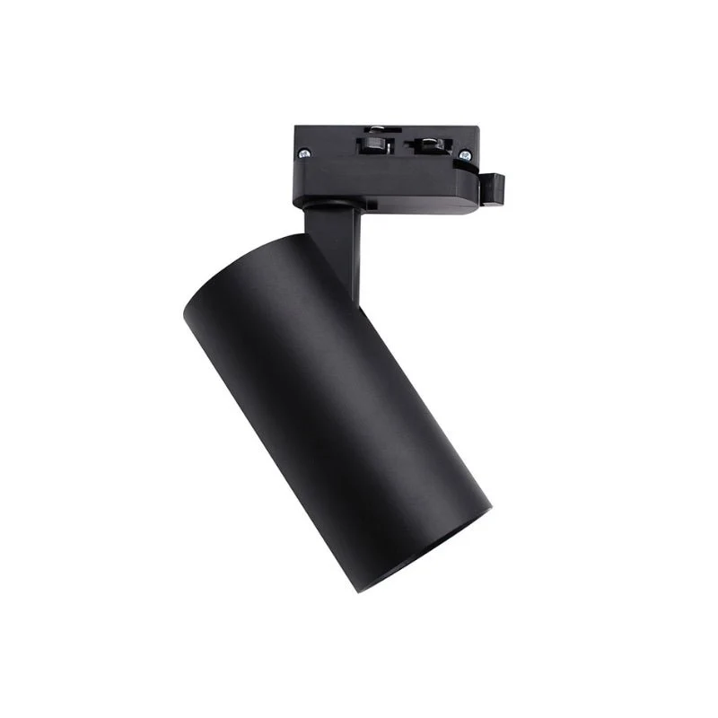 Spot LED sur Rail Monophasé CCT 20W 60° Noir - 3000K/4000K/6500K