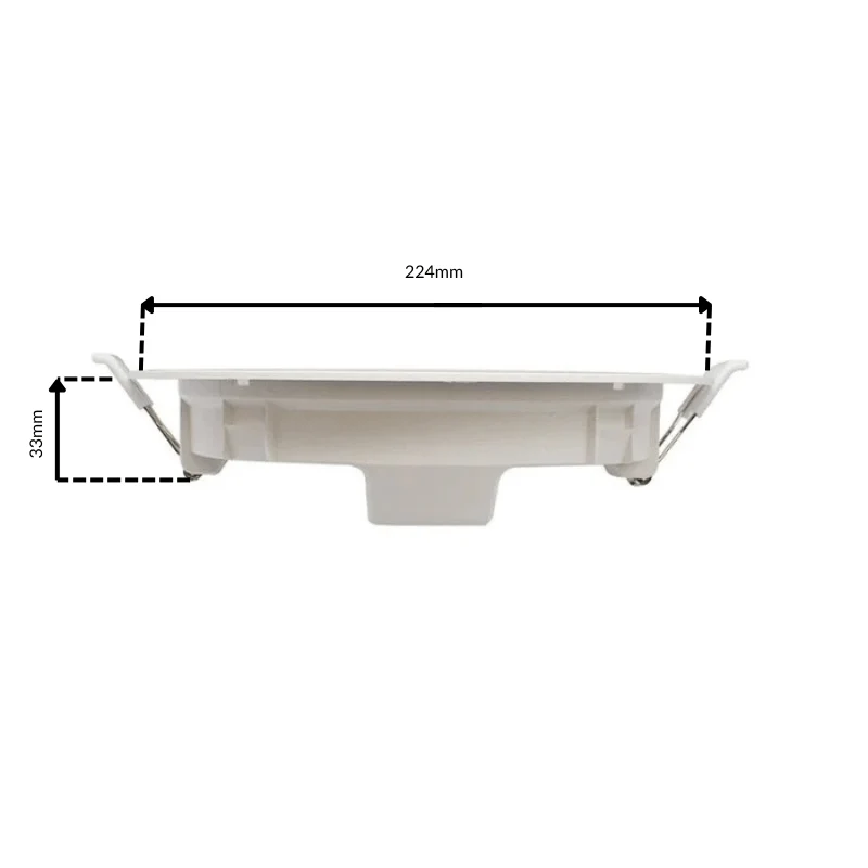 Spot LED Extra Plat Downlight Rond 18W Blanc CCT - 3000K/4000K/6000K