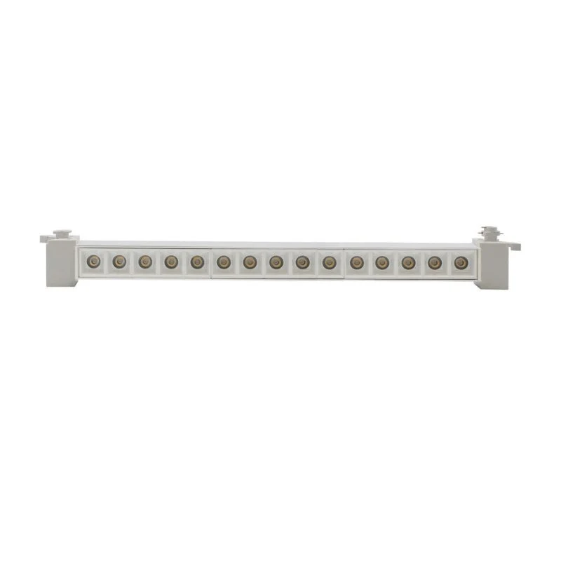 Projecteur Linéaire sur Rail Monophasé 30W 46cm Blanc