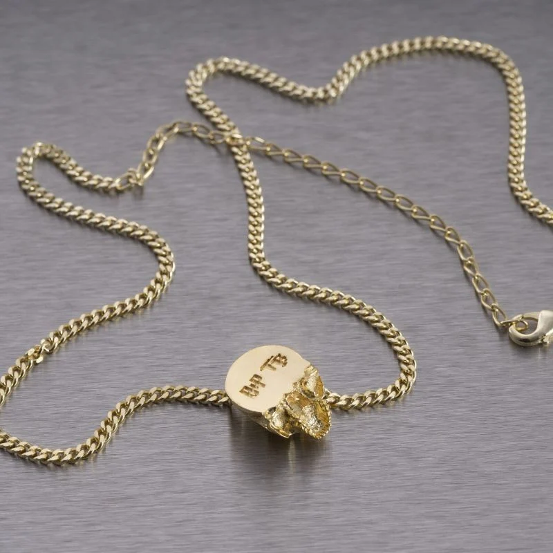 Buster + Punch x Travis Barker Skull Necklace