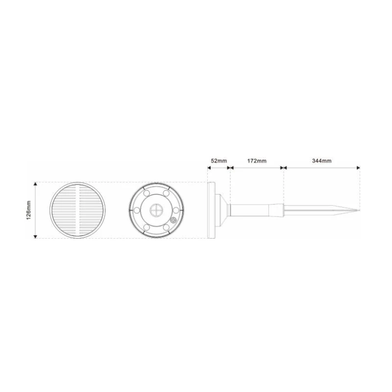 Lampe de Jardin Solaire à Piquet IP65 90lm (lot de 2)