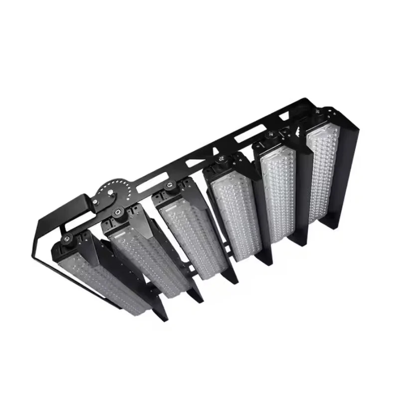 Projecteur LED Puissant Industriel 1500W 170lm/W IP66 Noir Orientable