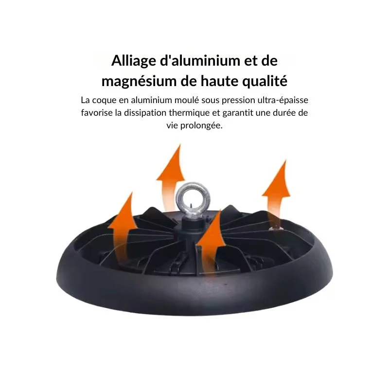 Cloche LED Lampe Industrielle 300W IP65 CCT - 3000K/4000K/6000K