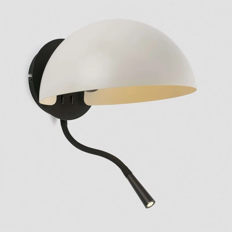 Applique de chevet avec liseuse DOMINICA beige