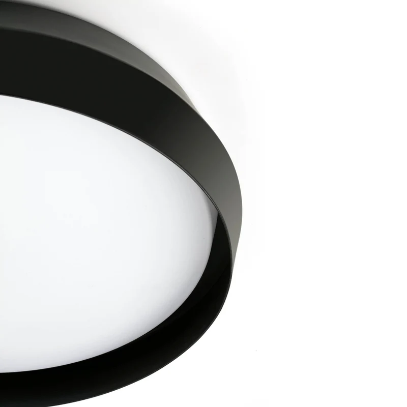 Plafonnier SHOKU noir diamètre 350 mm