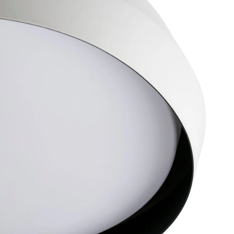 Plafonnier SHOKU blanc et noir diamètre 350 mm
