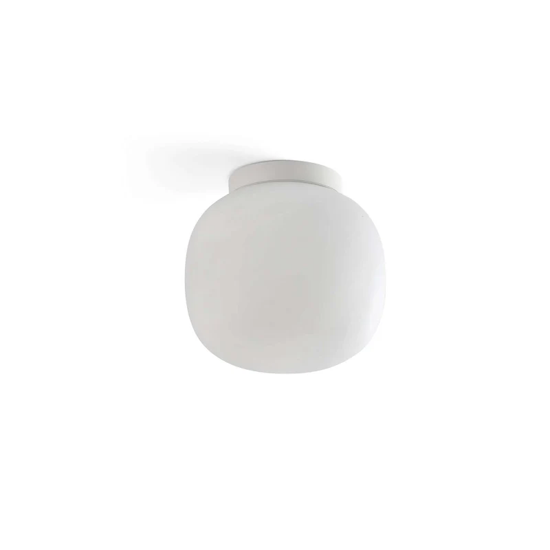 Plafonnier AMELIA rond blanc diamètre 215 mm IP44