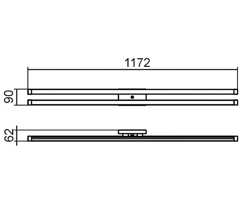 Plafonnier LED CUCA 2 x 20 watts