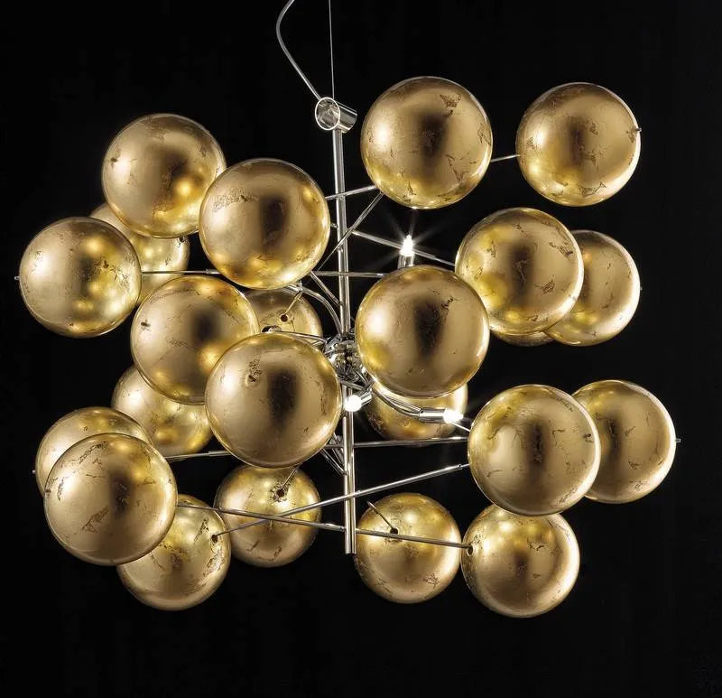 Suspension ATOM Ø 800 mm 24 sphères