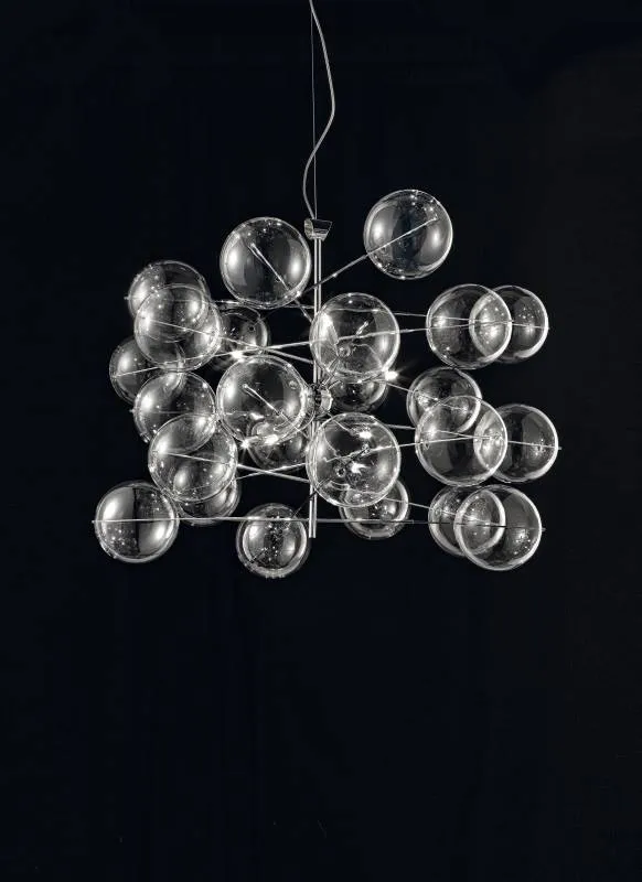 Suspension ATOM Ø 800 mm 24 sphères