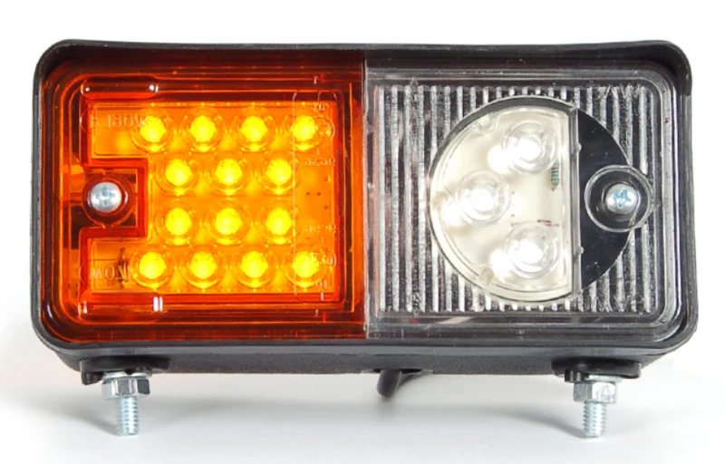 WAS 489 Feu indicateur LED avant multifonction avec feu de position blanc