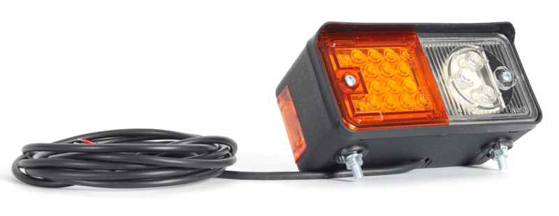 WAS 489 Feu indicateur LED avant multifonction avec feu de position blanc