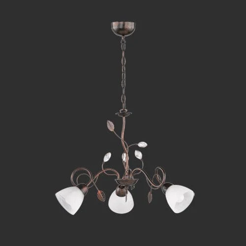 Set Luminaires Vintage Fleurs