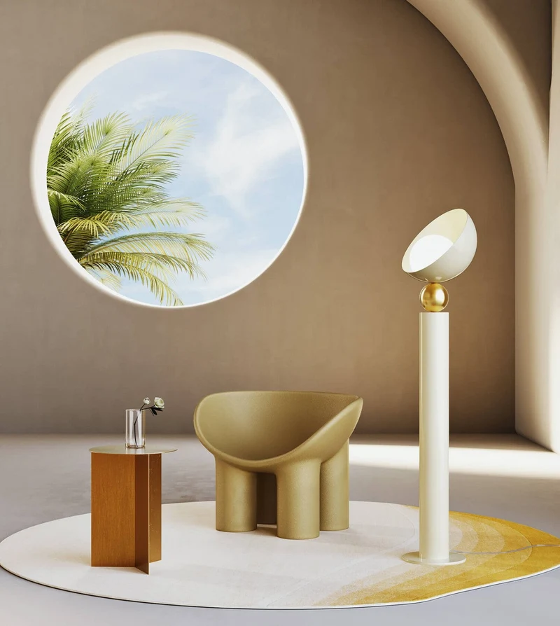Lampadaire Vintage Design Salon
