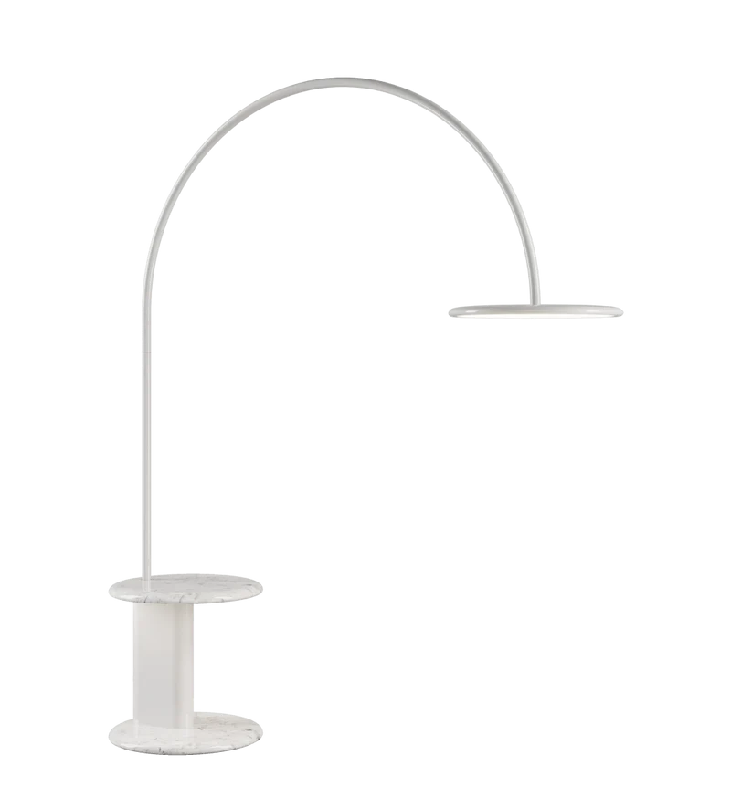 Lampadaire Salon Arc Blanc