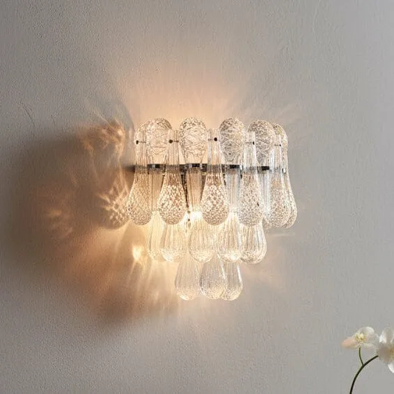 Luminaire mural italien cristal