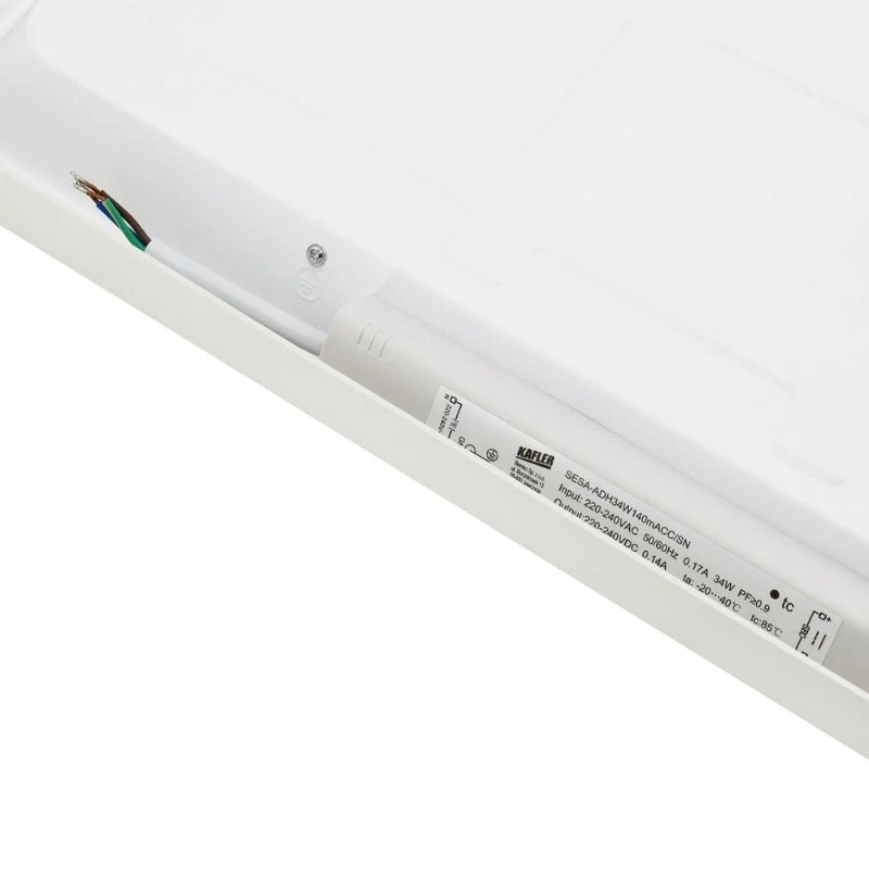Panneau LED 34W 60x60cm en Saillie 120lm/W IP40 - Pack de 10