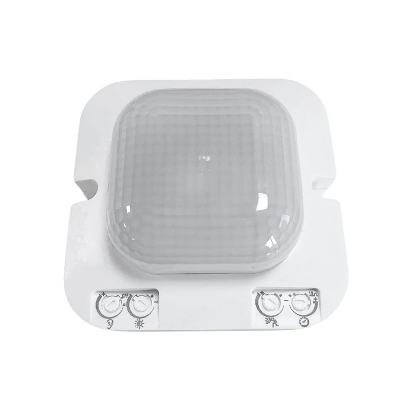 Détecteur de Mouvement Carré IP20 Blanc 20m 360° 220V