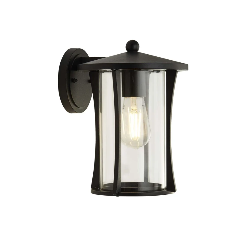 Applique extérieure PAGODA noire en aluminium - Design moderne