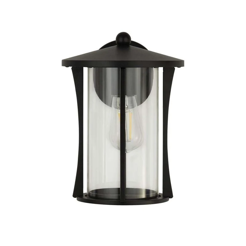 Applique extérieure PAGODA noire en aluminium - Design moderne