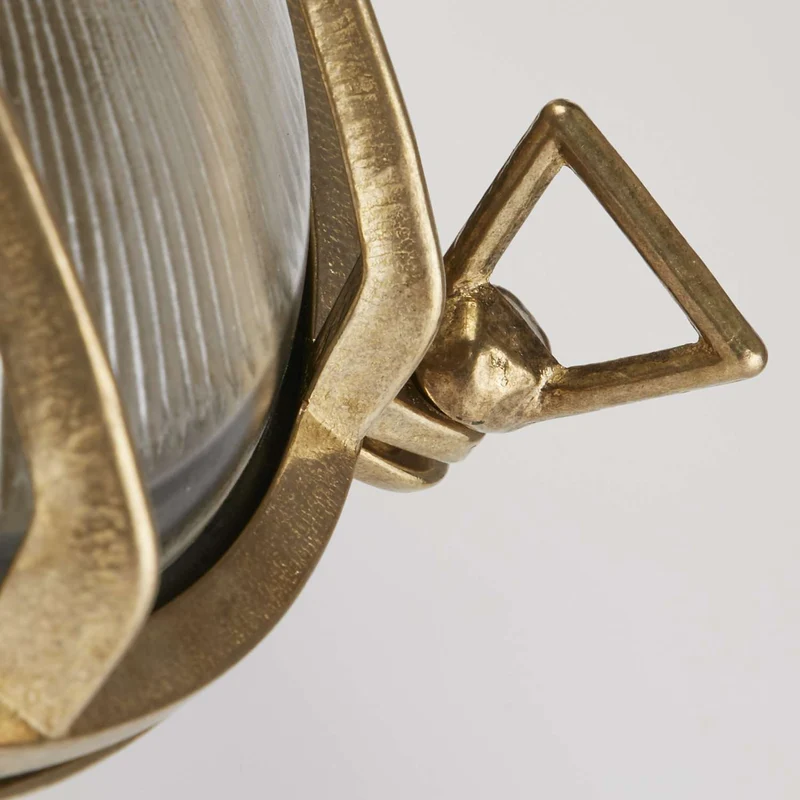 Applique extérieure BULKHEAD laiton ronde