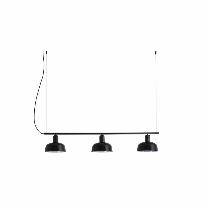 Suspension TATAWIN verre noir Ø 184 mm