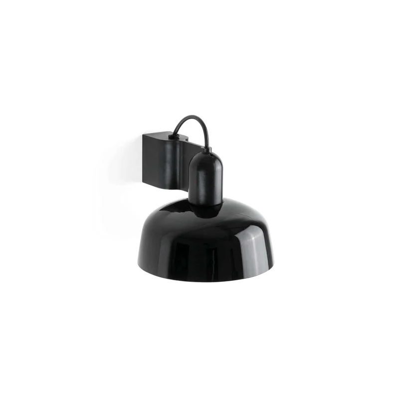 Applique murale TATAWIN verre noir