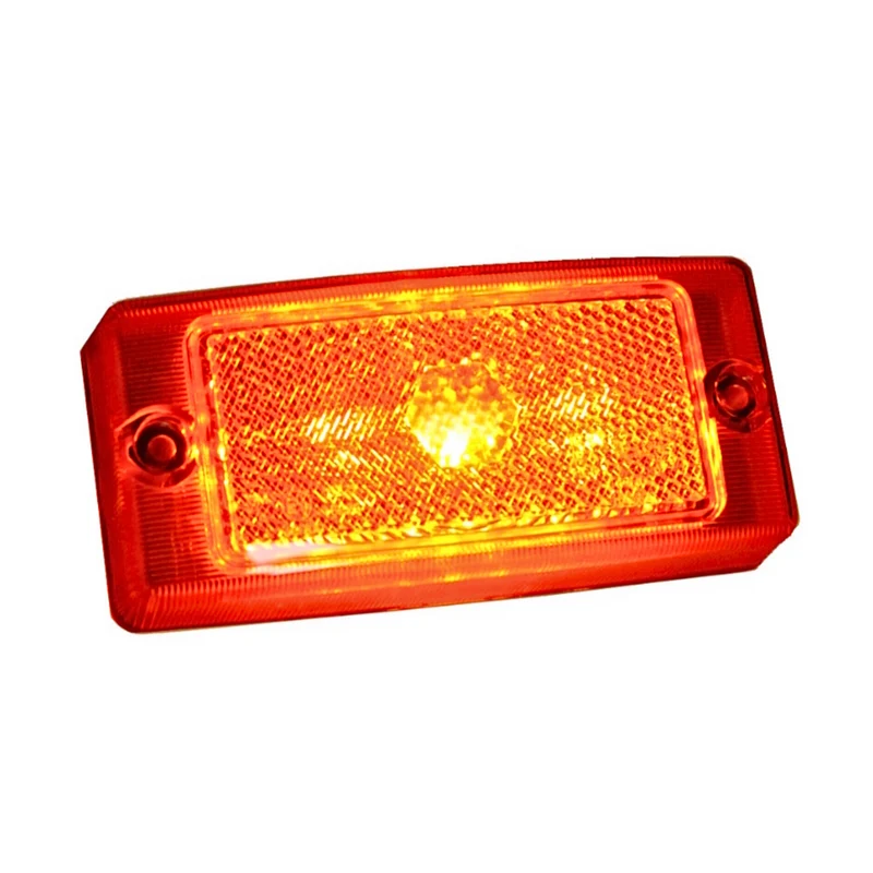 Feu de position latéral LED classique / Style Hella / Lentille Ambre