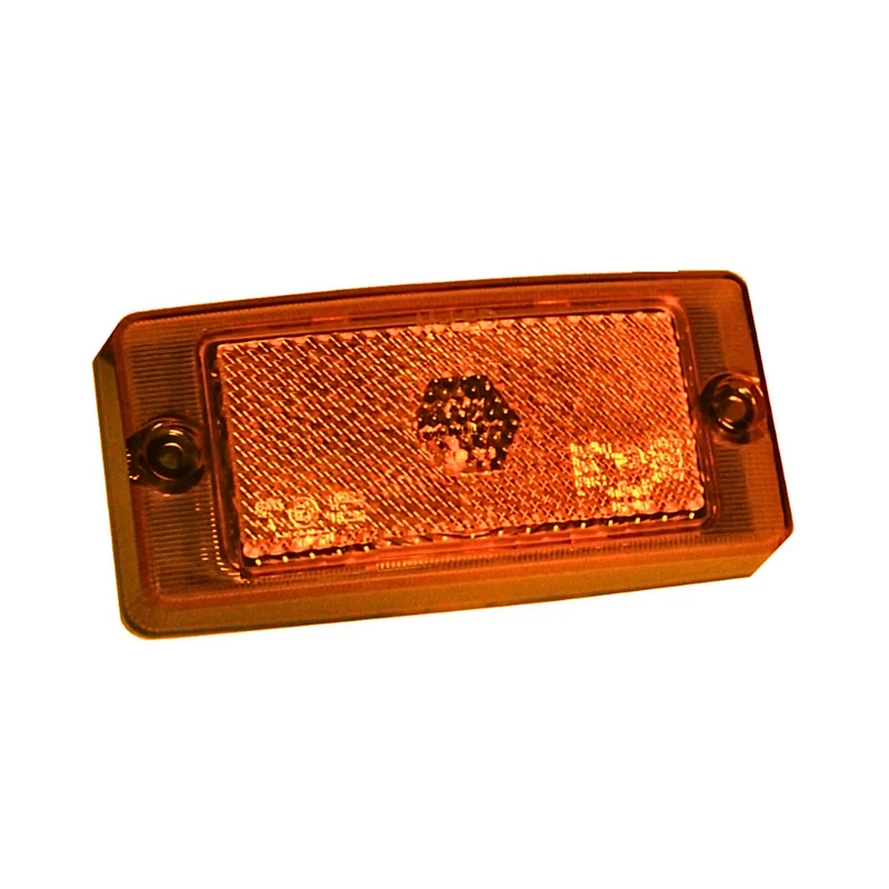 Feu de position latéral LED classique / Style Hella / Lentille Ambre