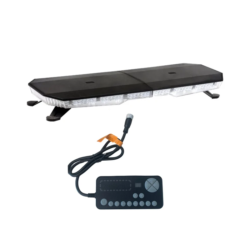 Barre lumineuse de toit à LED avec gyrophare d'urgence et contrôleur / 30 pouces / 760 mm