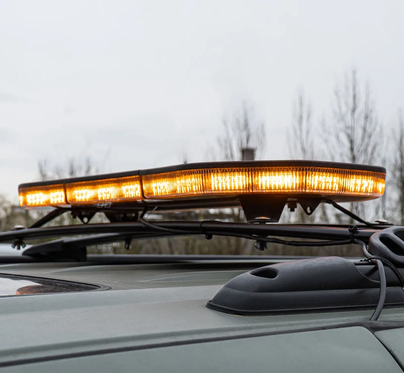Balise de secours à LED pour toit / 46 pouces / 1170 mm