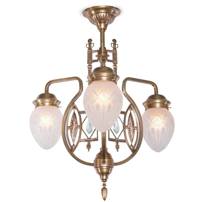 Plafonnier Ancien Art Deco