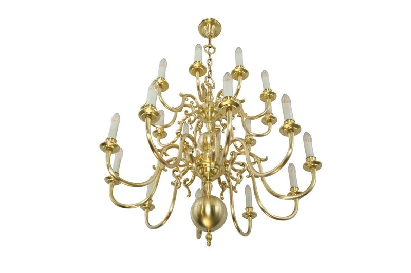 Chandelier Laiton Artisanal
