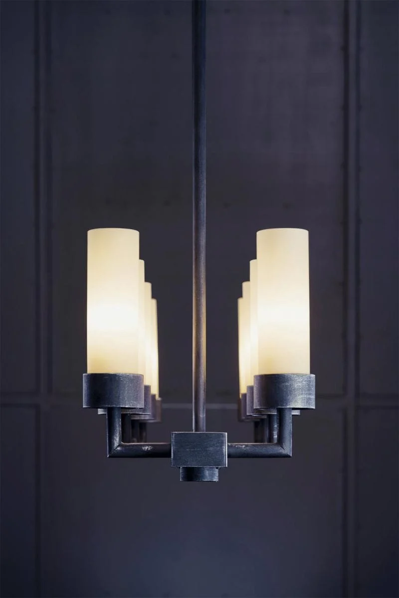 Luminaire forge noir