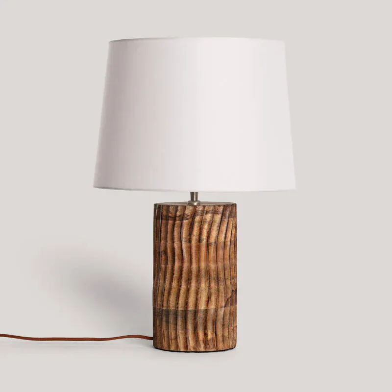 Lampe à Poser Bois Nordique