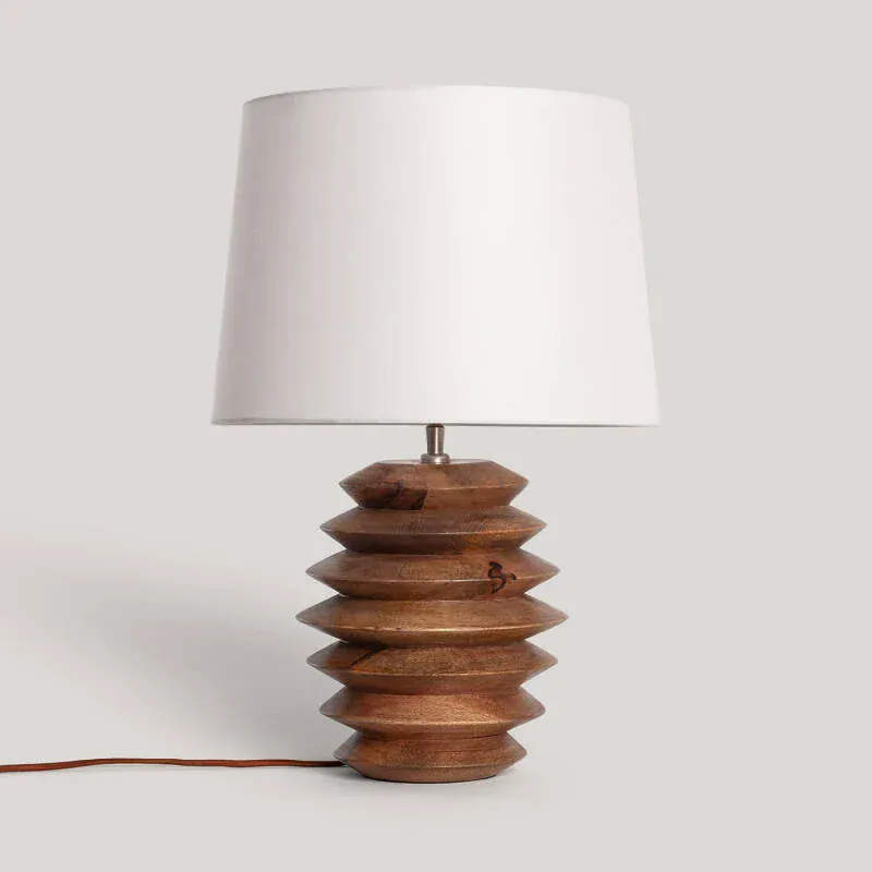 Lampe à Poser Bois Scandinave