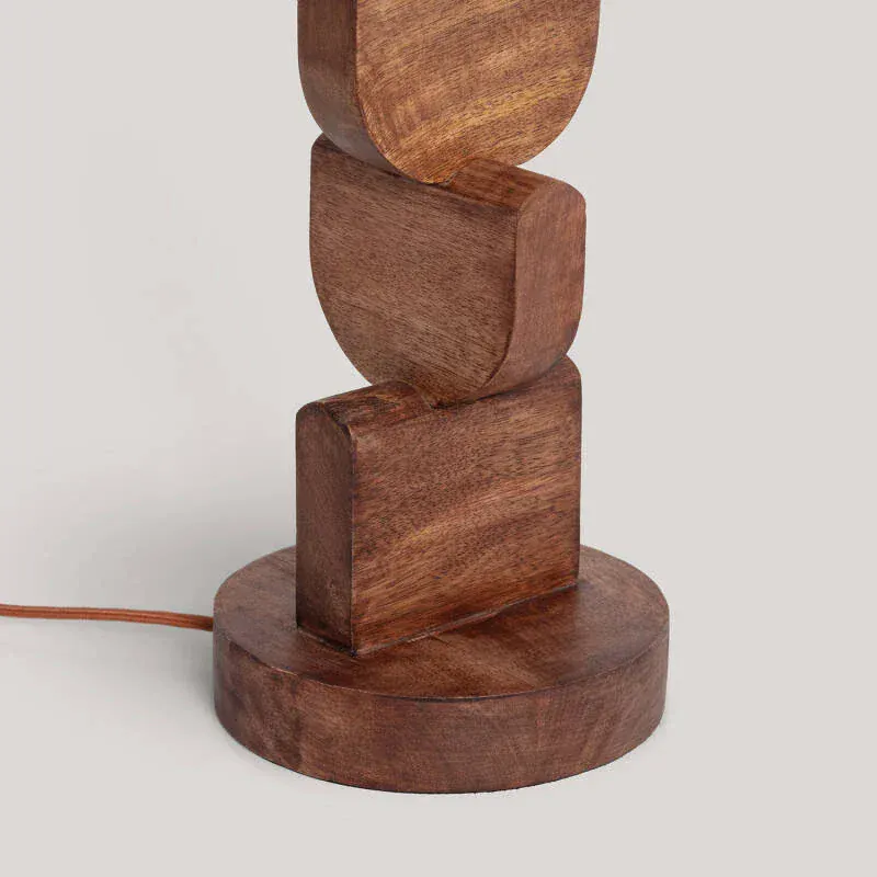 Lampe à Poser Bois