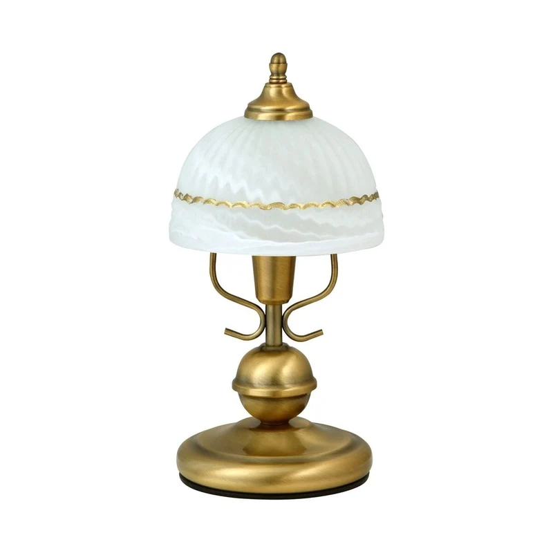 Lampe de chevet ancienne en laiton