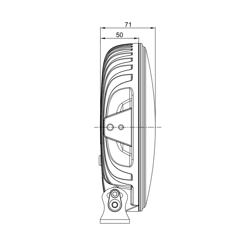 Boreman 1001-1620 Spot LED avec feu de position ambre et transparent