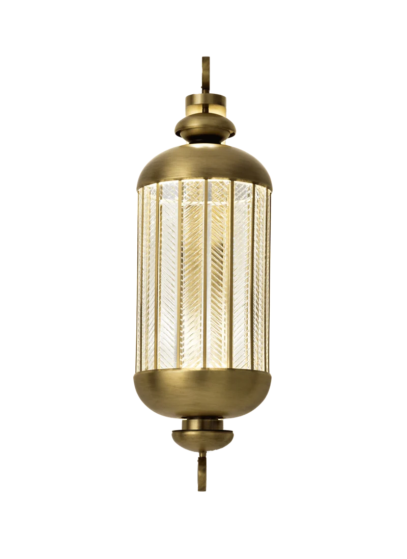 Luminaire mural antique laiton