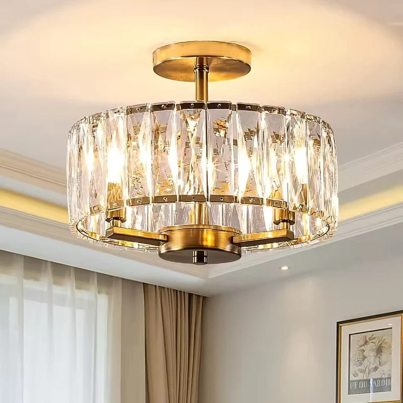 Plafonnier Design en Verre